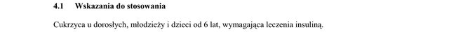 Wskazania wg ChPL