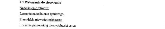 Wskazania wg ChPL