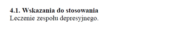 Wskazania wg ChPL