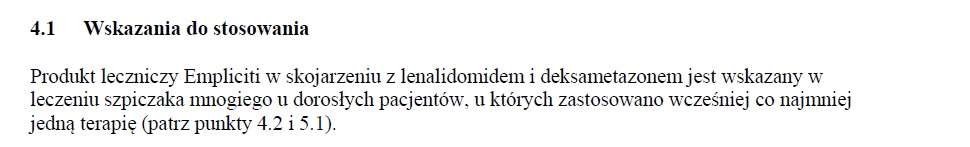 Wskazania wg ChPL