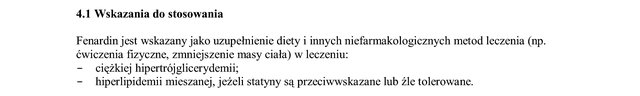Wskazania wg ChPL