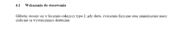 Wskazania wg ChPL