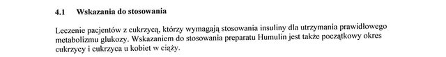 Wskazania wg ChPL