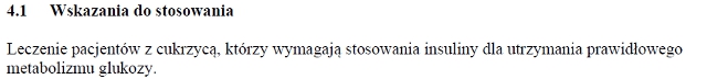 Wskazania wg ChPL