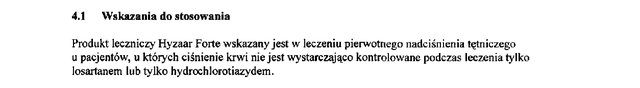 Wskazania wg ChPL