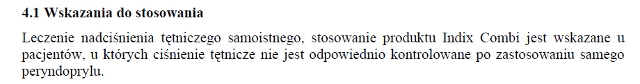 Wskazania wg ChPL