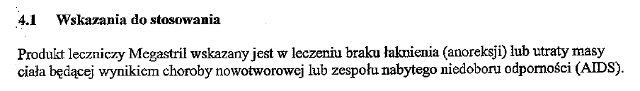 Wskazania wg ChPL