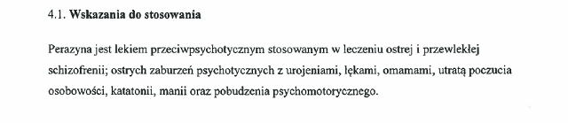 Wskazania wg ChPL