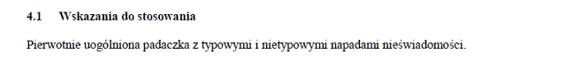 Wskazania wg ChPL