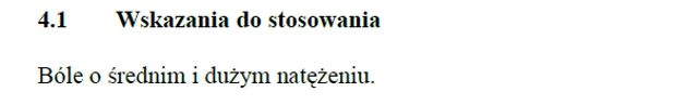 Wskazania wg ChPL