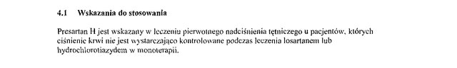 Wskazania wg ChPL