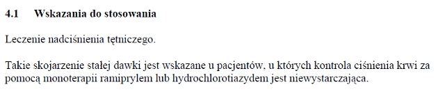 Wskazania wg ChPL