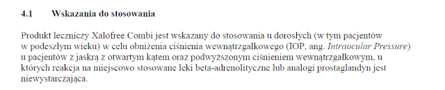 Wskazania wg ChPL