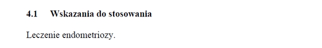 Wskazania wg ChPL