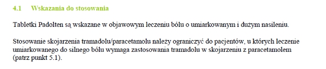 Wskazania wg ChPL